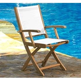 Riviera Folding Armchair-black by
