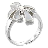 Sterling Silver Mother Of Pearl Palm Tree Ring