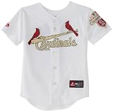 MLB St. Louis Cardinals Matt Holliday 7 World Series Game Replica Jersey (White/Gold, Small)