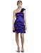 XOXO Juniors Rosette One Shoulder Pick Up Dress, Purple, 13