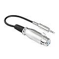 Hama Audio-Adapter XLR-Kupplung - 3,5-mm-Klinken-Stecker Stereo