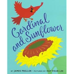 Cardinal and Sunflower