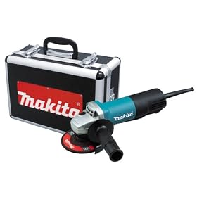 Makita 9557PB 4-1 2-Inch Angle Grinder with Paddle Switch and Aluminum Case by Makita