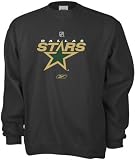 Dallas Stars -Black- Primary Logo Crewneck Sweatshirt
