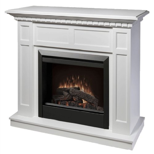 413W6ynJTJL Dimplex Caprice Free Standing Electric Fireplace in White