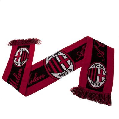 AC Milan Official Serie A Knit Scarf BL