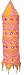 Lampshades Multicolored Applique Embroidered Fabric Indian-Style (clamp157)