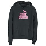 Sweatshirt Woman Black Retro Cane Corso Dog