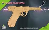 3d Wooden Puzzle-luger P08 Pistol