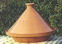 Le Souk Ceramique 12 inch Cookable Tagine, Clear Glaze