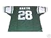 Curtis Martin autographed New York Jets green authentic style jersey