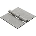 Steel Surface Mount Butt Hinge without Hole, Unplated Finish, 0.130" Leaf Thickness, 3-29/32" Open Width, 17/64" Pin Diameter, 4" Long, Removable Pin (Pack of 1)