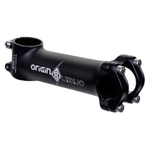 Origin8 Pro Pulsion Alloy Ergo Stem - +/-8° Black, 100 x 31.8mm