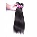 A&J (TM) 1pcs Brazilian Virgin Hair Straight, 6A Human Hair Extensions, 10 inches to 30inches(Natural Color)