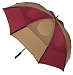 Sporting Goods : GustBuster Proseries Gold 62-Inch Style 2 Golf Umbrella (Tan/Burgundy)