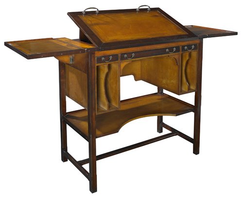 Authentic Models Bureau Architecte, Tall - Architects were once skilled draftsmen and graceful calligraphers, able to draw a crisp and perfect line on virgin drafting stock.  They worked at a classic architect's desk crafted of pr...