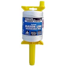 Lehigh Secure Line NST181RL Reloadable Reel Mason Line, 800-Foot