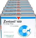 6 PACK Zentonil Tabs 400 for Large Dogs (180 Tablet)