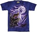 Wolf Moon Spirit T-Shirt 100% Cotton Short Sleeve Shirt YOUTH - TEEN and ADULT for Howling at the Moon