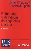 Einf�hrung in das Studium der englischen Literatur