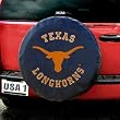 Texas Longhorns NCAA Spare Tire Cover (Black)