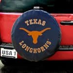 Texas Longhorns Black Spare Tire Cover