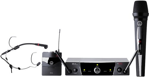 Akg WMS40 Pro Presenter Dual Handheld & Headset Wireless System