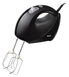 Produkt-Bild: Philips HR1560/20 Handmixer (350 Watt) / Schwarz-Silber / Stiftung Warentest GUT