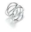 Sterling Silver Multi-Linear Ring