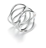 Sterling Silver Multi-Linear Ring