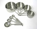 Review   / Stainless Steel 4-pc Measuring Spoon Set and 4-pc Measuring Cup Set
