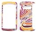 Pink Red Orange Zebra Design Snap on Hard Cover Protector Faceplate Skin Case for Verizon LG Env3 Env 3 VX9200 VX-9200 + Belt Clip