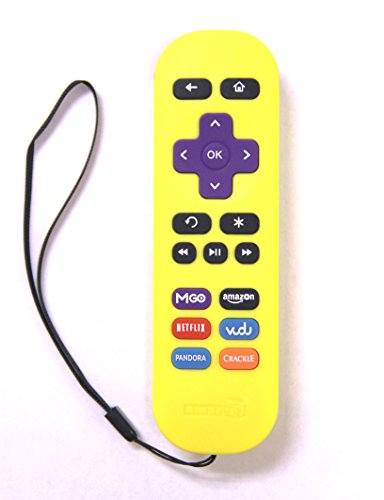 Amaz247 ARCBZ01 Replacement Remote for Roku 1, Roku 2, Roku 3 (HD, LT, XS, XD), MLK247 Streaming Player; DO NOT Support Roku Stick or Roku TV or MLK247 TV
