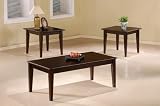 Review COASTER  / Three Piece Occasional Table Set In Cappuccino Finish by Coaster
