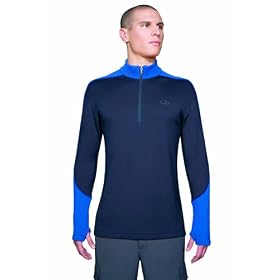 Icebreaker Mens Sport320 Rock Zip Top by Icebreaker