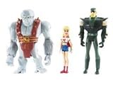  : DC Super Heroes Justice League Unlimited Action Figure 3-Pack with Green Arrow, Supergirl & Ultra Humanite [Purple Card]