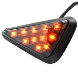 Motorcycle Flush Mount Smoke Lens Amber LED Turn Signals For Honda CBR 1000 1000RR 600 600 F4i Shadow 500 700 CB 750 Magna Silver Wing GL650 Rebel Nighthawk