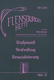 Strafprozess - Strafvollzug - Resozialisierung