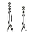 Victorian 2-pc. Floor Candleholder Set