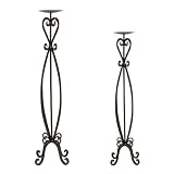 Victorian 2-pc. Floor Candleholder Set