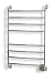 Warmrails Hardwire/Softwire Kensington Wall Mounted Towel Warmer and Drying Rack, Chrome