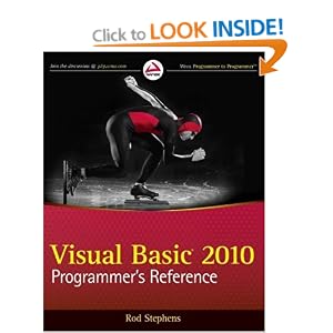 Visual Basic 2010 Programmer's Reference (Wrox Programmer to Programmer)