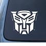 TRANSFORMERS AUTOBOT - Car, Truck, Notebook, Vinyl Decal Sticker #1036 | Vinyl Color: White