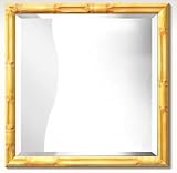 Review PosterPanda.com  / 12x12 Bamboo Natural Wood Frame - Wall Mirror