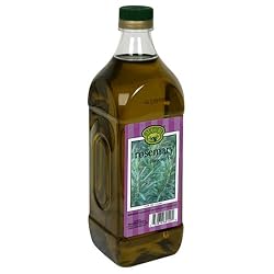 Auguri Rosemary Flavored Extra Virgin Olive Oil, 34-Ounce Bottles (Pack of 3)