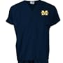 Michigan Wolverines Navy Reversible Scrub Top
