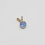 14K Sapphire Pendant