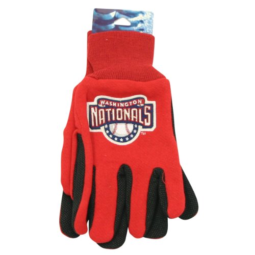 Washington Nationals Jersey Gloves (One Size Fits Most Ages 16+)