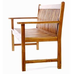 ATC - zzTW80 Teak Garden Bench - Ideal for Conservatory Porch or Park by 