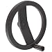 2 Spoked Black Powder Coated Aluminum Dished Hand Wheel with Revolving Handle, 10" Diameter, 3/4" Hole Diameter (Pack of 1)